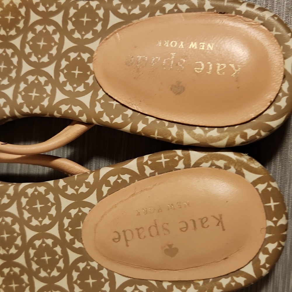 Kate Spade Tan and Cream Sandals - Picture 3 of 5